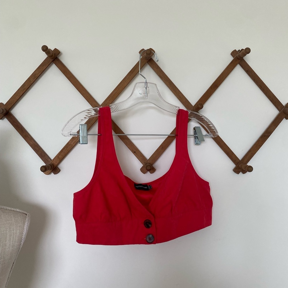 💫Pretty Little Thing | Red Cropped Tank